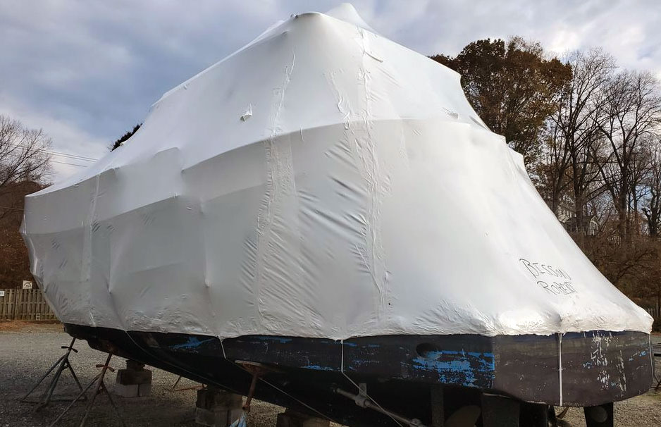 Insured Boat Winterization and Shrinkwrapping